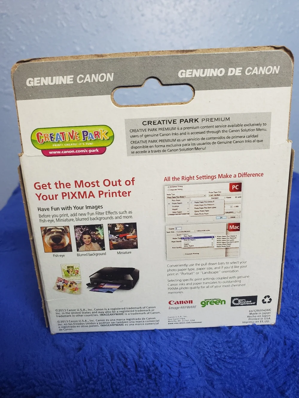 Canon 250 PGBK Black Ink Twin Pack - Creative Park Premium New Sealed